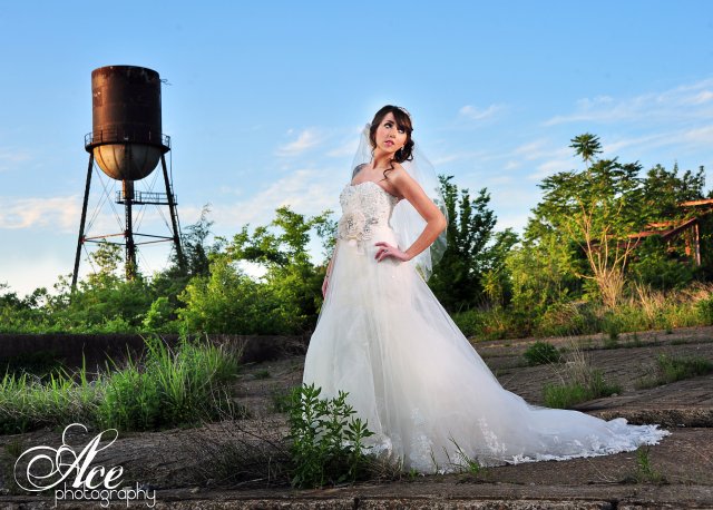 bride, downtown franklin, wedding, portrait, eclectic